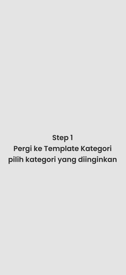 Pilih kategori dan template undangan